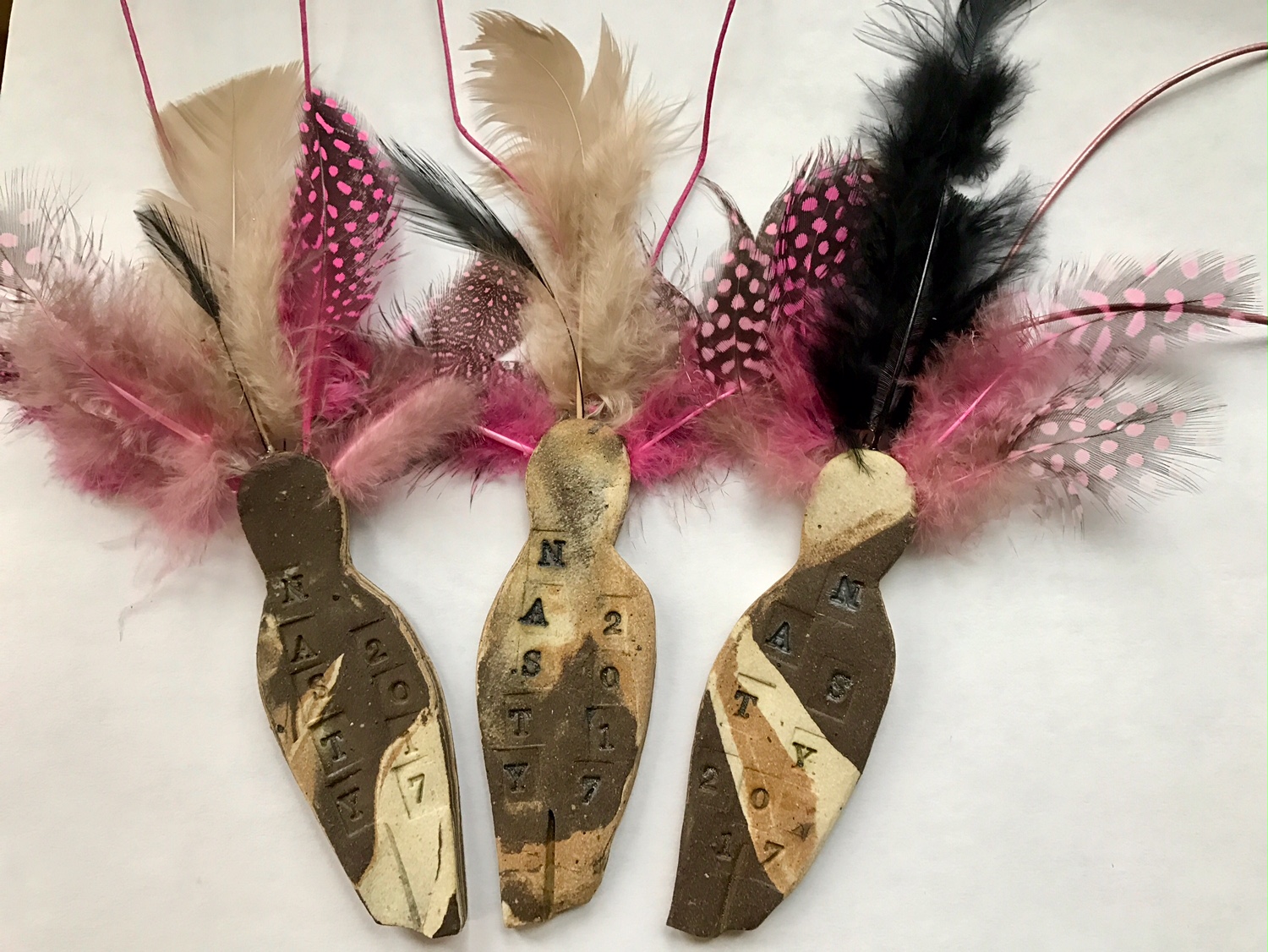 "Nasty Woman" Pendants made lots of people happy at the March Art Walk and sales went to our local YWCA, working to support women and children in our community.