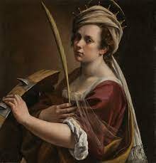 Self Portrait as Saint Catherine of Alexandria (c.1616)