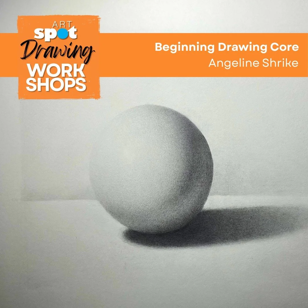 Just like at the gym, it's imperative to have a strong core! It's the same with art. Strengthen your drawing core with Beginner Drawing Core. We're running the class twice. Once in December and again in January. See you there!

In just three evenings