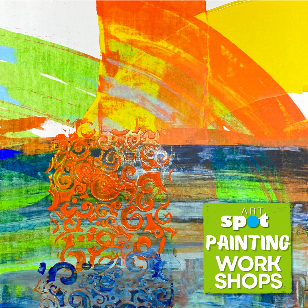 Flowing Color Acrylic Workshop with Tracy Felix - Sunday 03/22/26 4:30pm-7:30pm