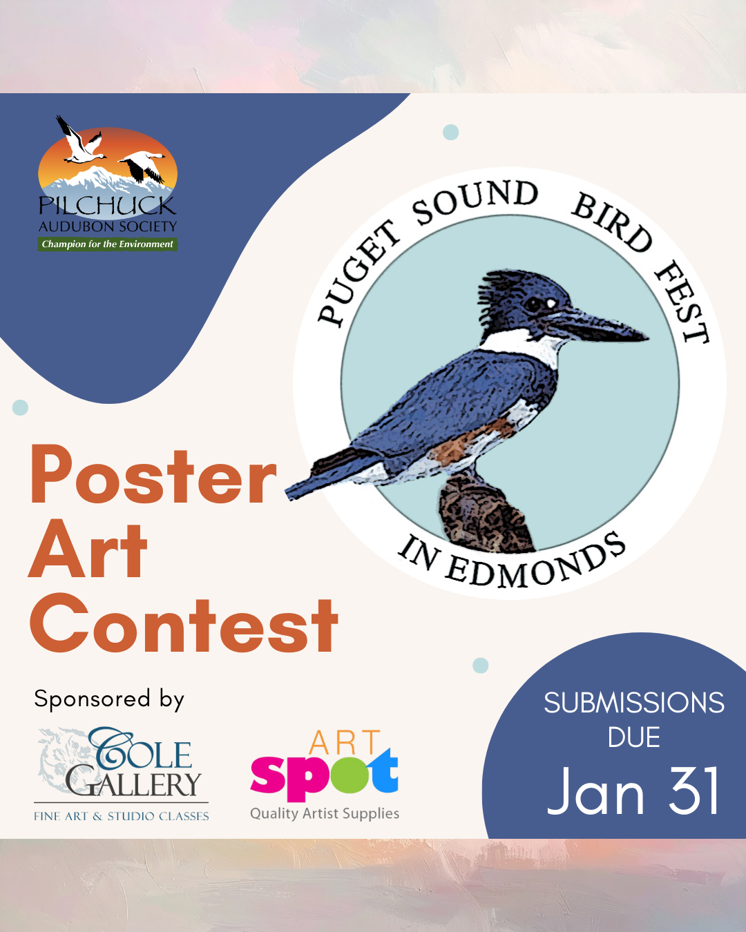 Puget Sound Bird Fest Poster Contest Deadline