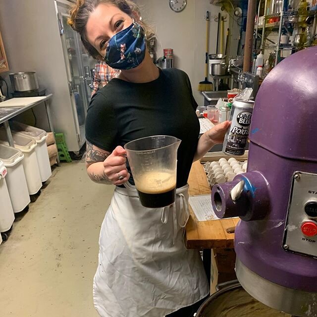 Stop in for coffee, and say hi to the birthday girl!  #eatwhattheyfeedyou #undergroundbakery #capecodbeer #chocolateportercookies #birthdaybaby