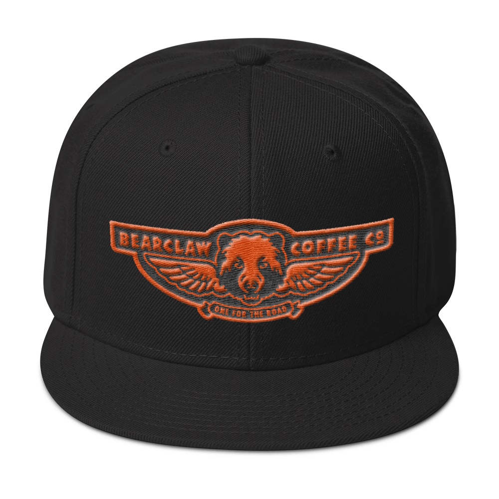 Black Bearclaw Coffee Snap-back Hat