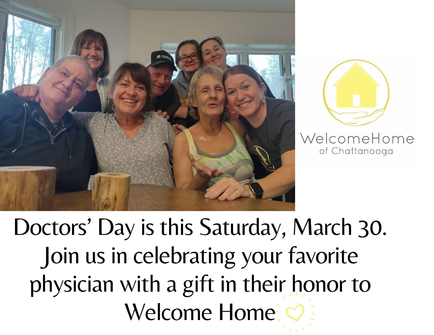 We will send your physician an acknowledgement letter letting them know of your appreciation for them and love of Welcome Home. 💛🩺

 #doctorsday #DoctorsDay #welcomehome #gratitude #YOUareHOME