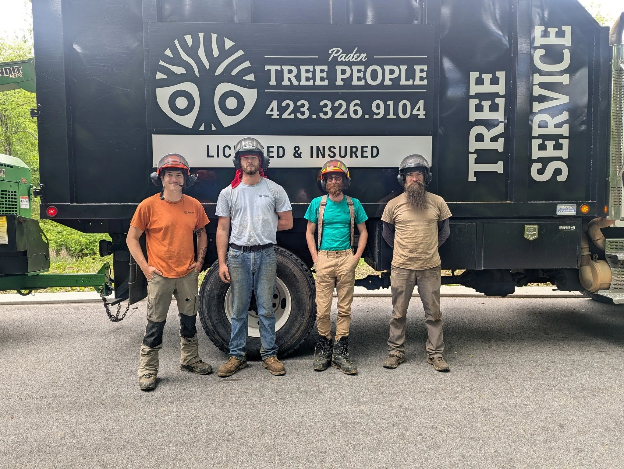 Yesterday was a big day at Welcome Home! @padentreepeople came out and started the groundwork for our next big project&mdash;a beautiful chapel and memorial garden. 

Thank you, Paden, for all your hard work yesterday. We appreciate you! 🌳