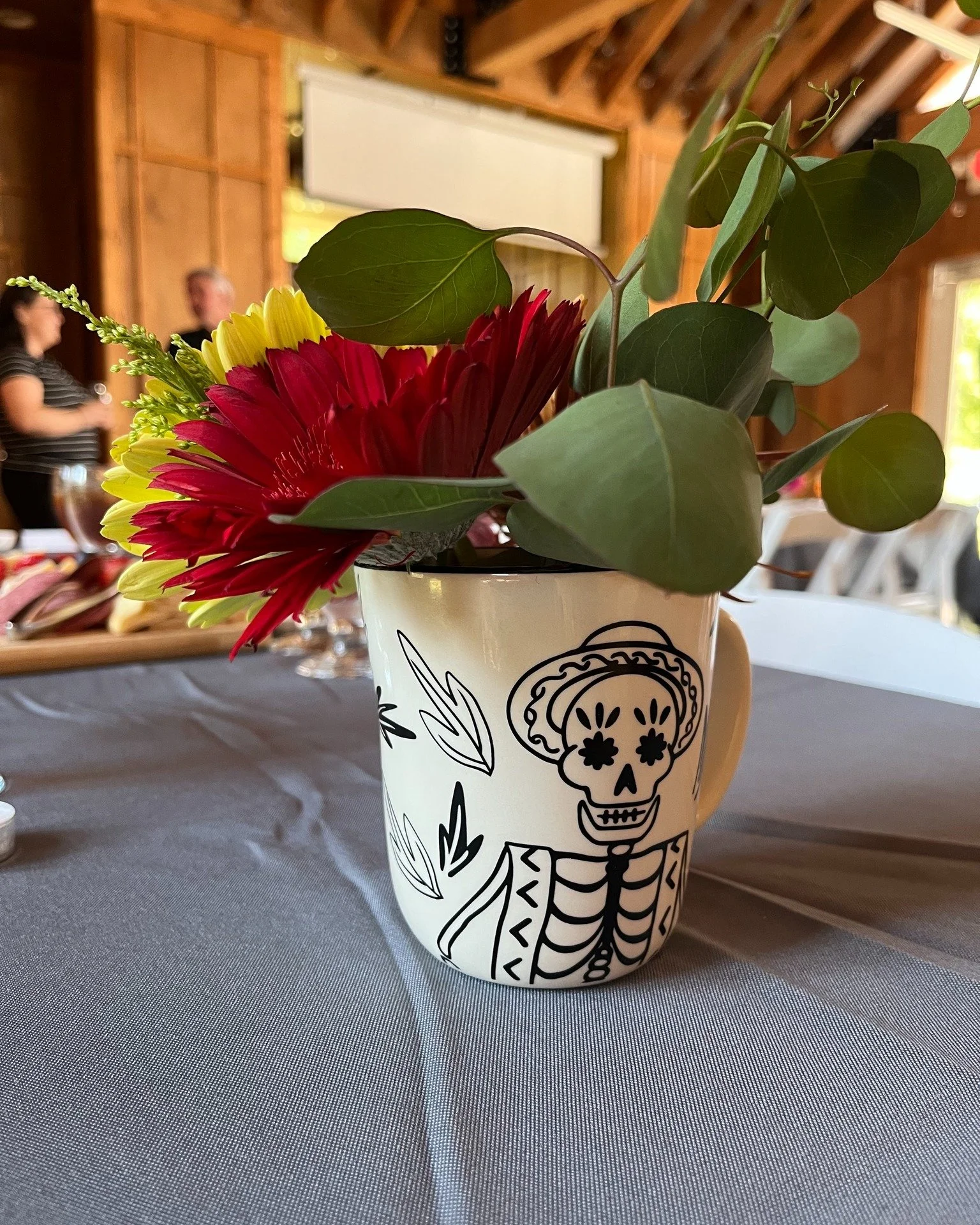 What does a "good death" mean to you?

If you could choose your last meal, what would be on the menu?

What would you want your "ghost outfit" to be? (You're stuck in it forever!)

These are some of the questions (courtesy of Darn