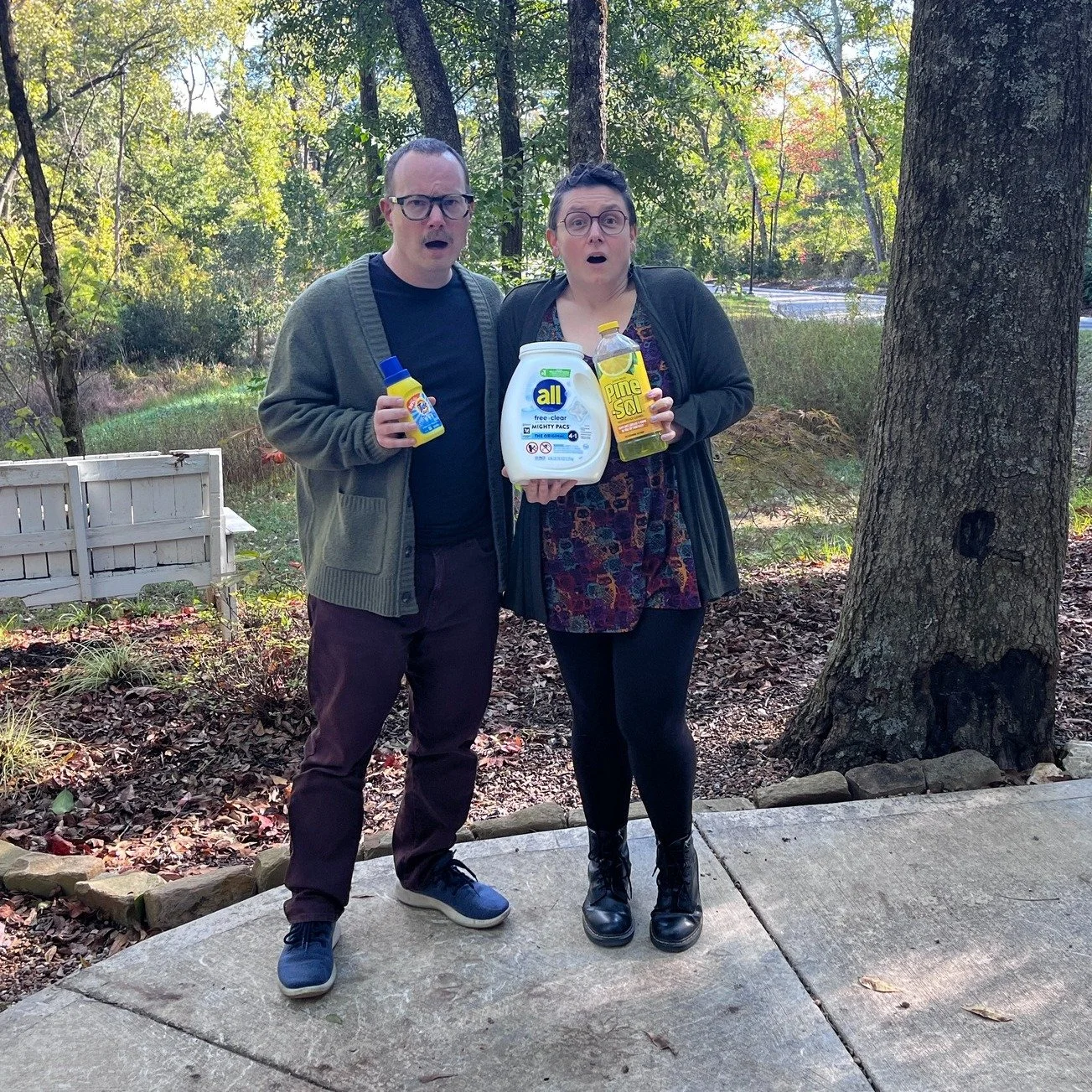 ‼️ 📰 Breaking news: Jeff and Natalie have discovered that we are in need of laundry soap and Pine Sol here at Welcome Home! 

Got a spare tub of Tide? A gallon of Gain? A plethora of Pine Sol? Drop it off at 3131 Quiet Creek Trail, Chattanooga TN. W