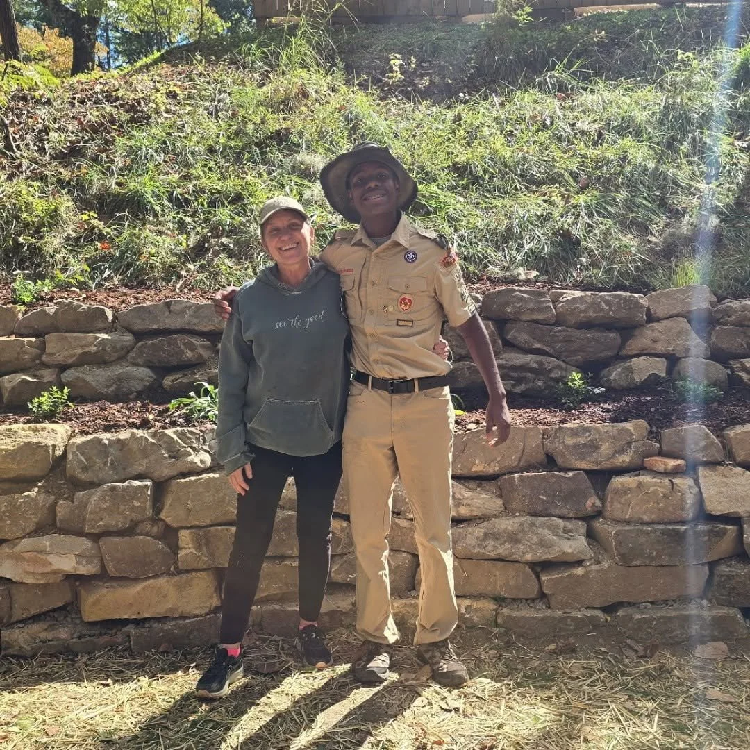 We want to introduce you to an incredibly special young man: Amari.

Eagle Scout projects ask young people to lead and Amari, age 17, chose to lead one rooted in dignity and compassion: helping plant our new memorial garden and inter the cremated rem