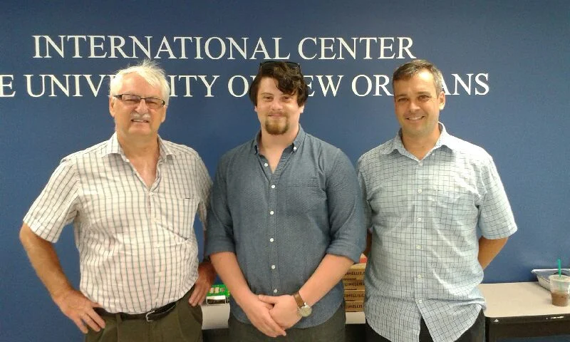 From left: Günter Bischof, Jacob Wade, Marc Landry