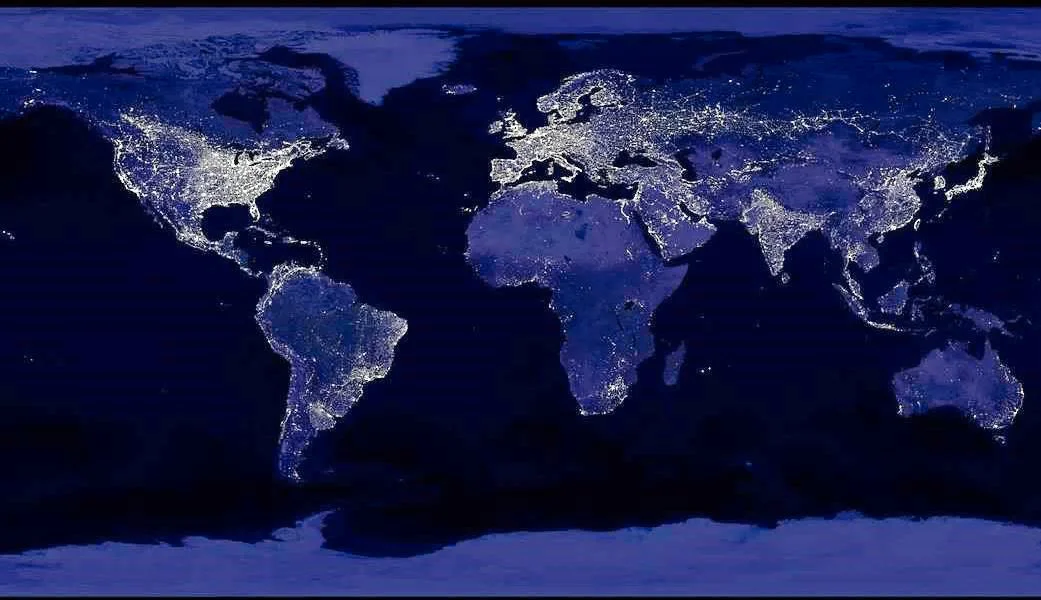 Image Credit:Earth at Night, NASA/NOAA 2009