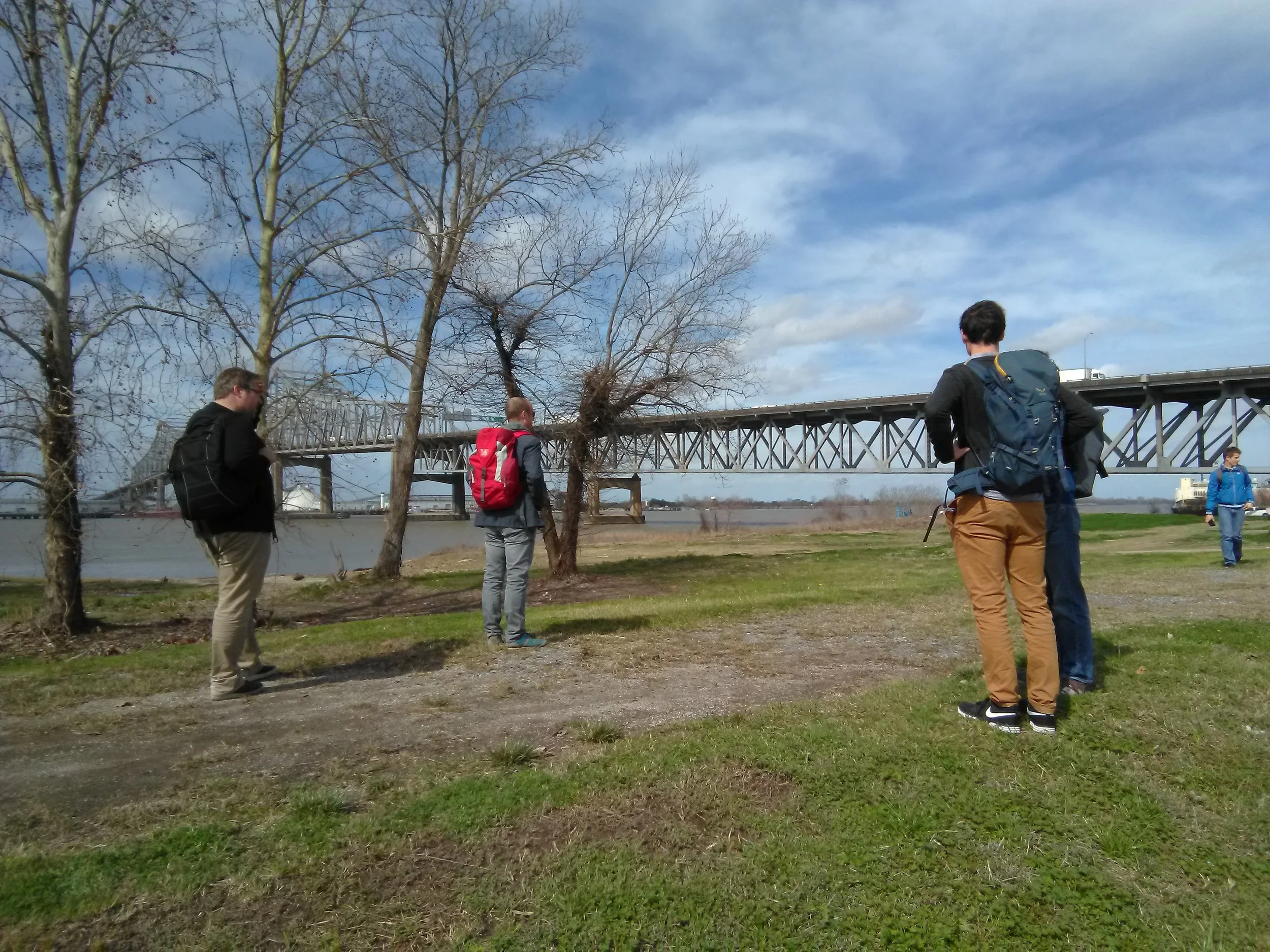 Innsbruck engineers at the Mississippi River Bridge in Baton Rouge, Louisiana.