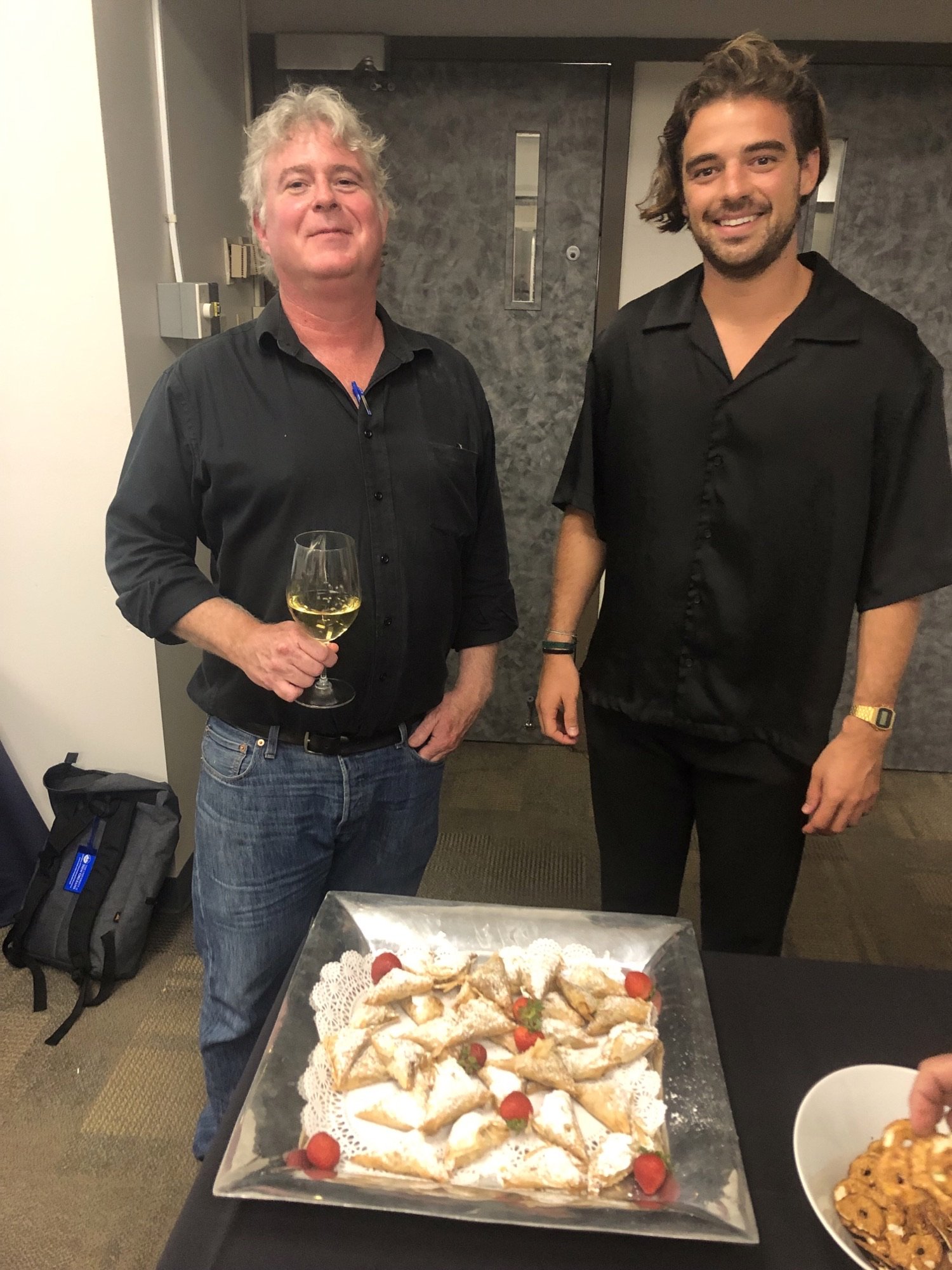  Apfelstrudel was served after the presentation 