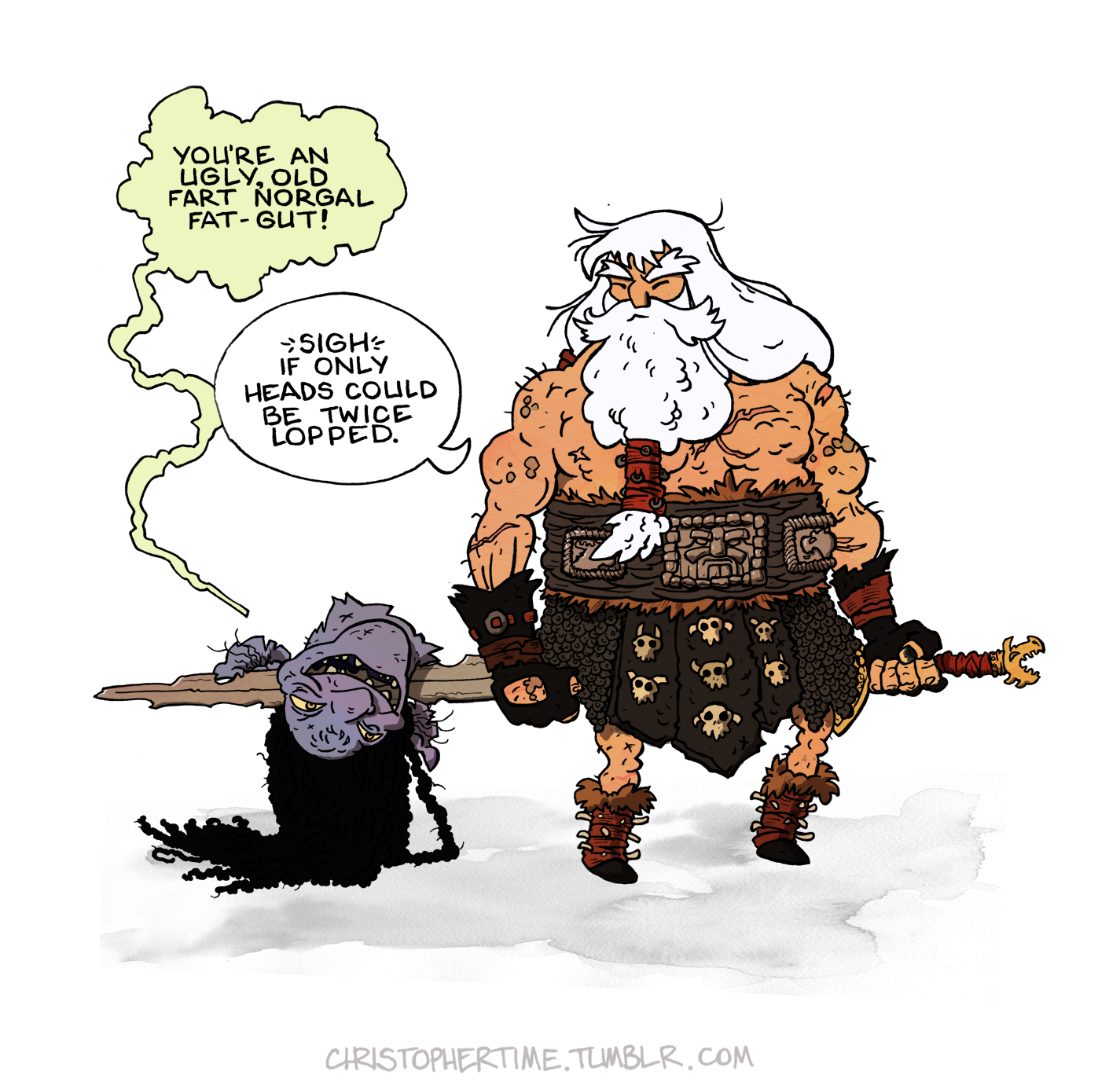 Andrew MacLean's "Head Lopper" Fan Art