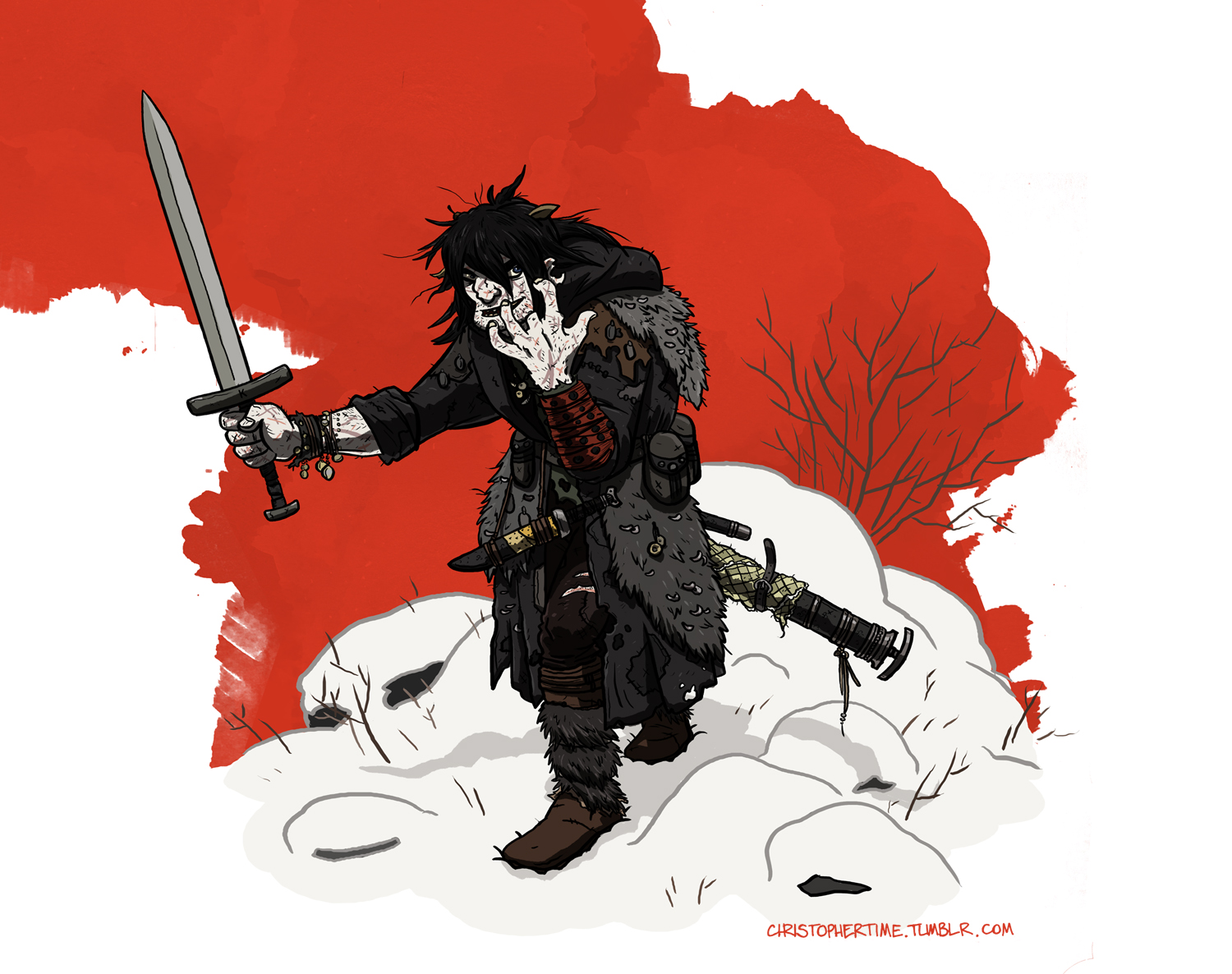 Logan Ninefingers of Joe Abercrombie's "The First Law Series" (Fan Art)