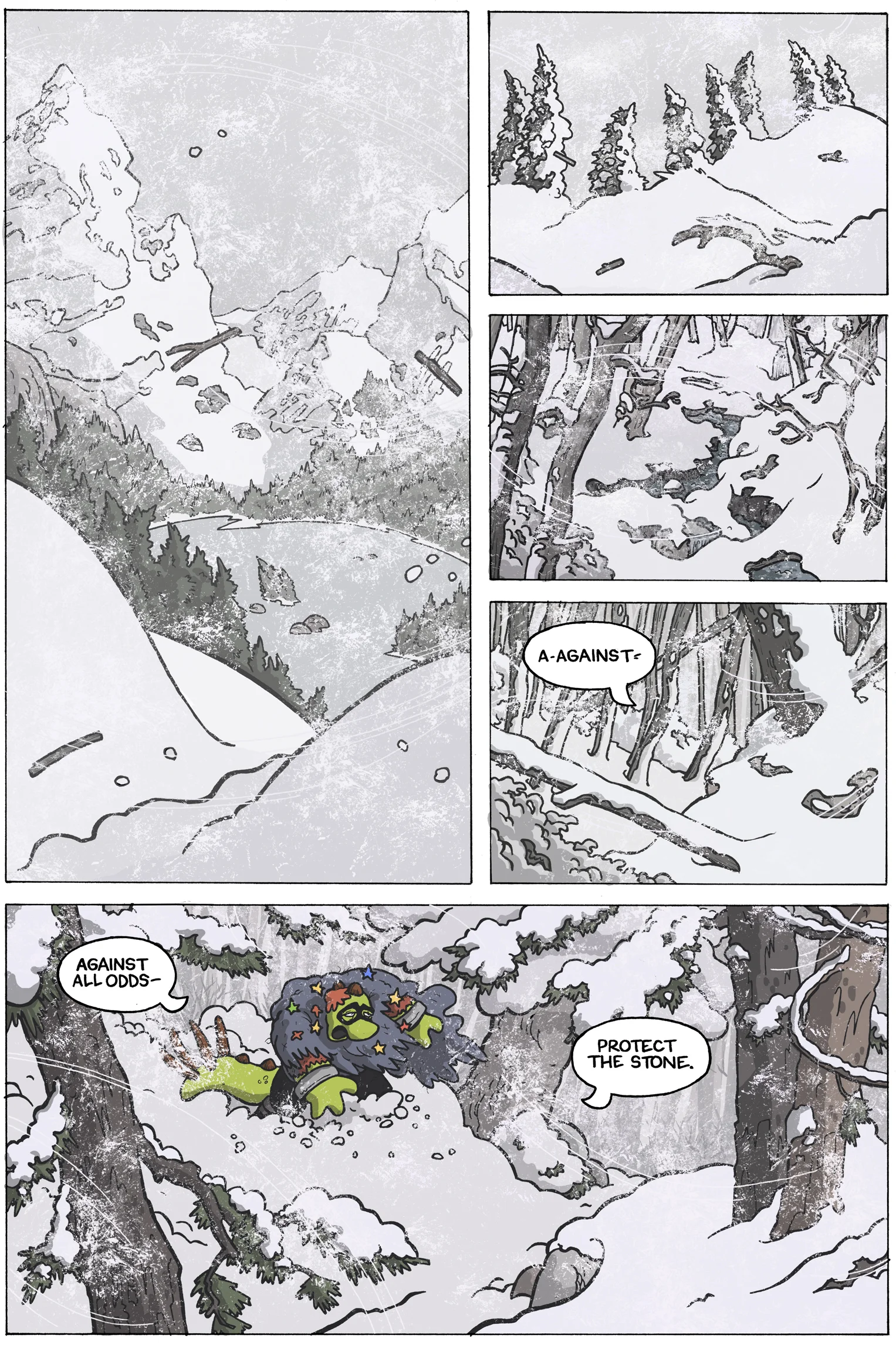 To view the webcomic in full please visit: CharlieIronpaw.com