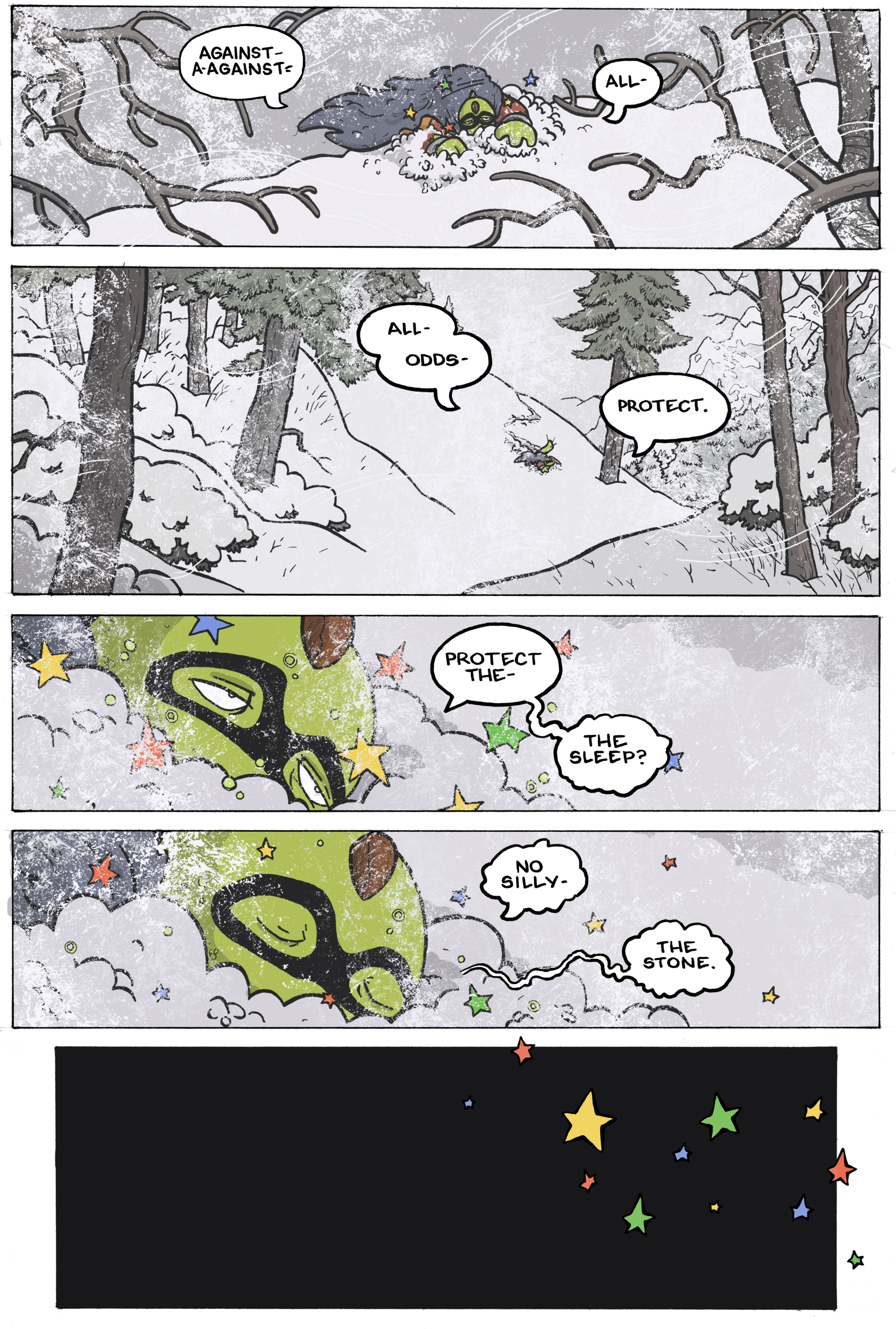 To view the webcomic in full please visit: CharlieIronpaw.com