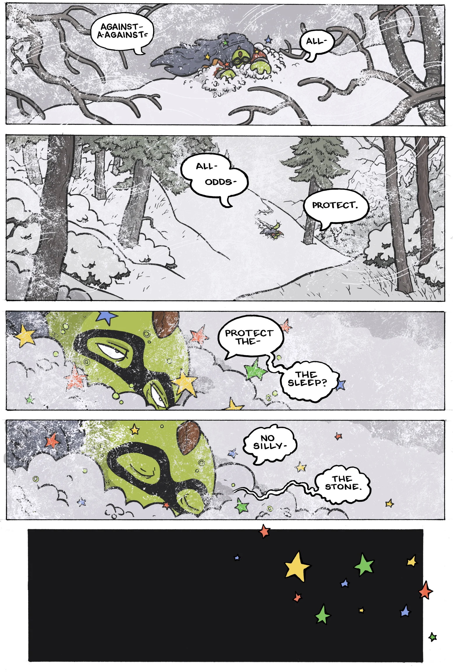 To view the webcomic in full please visit: CharlieIronpaw.com