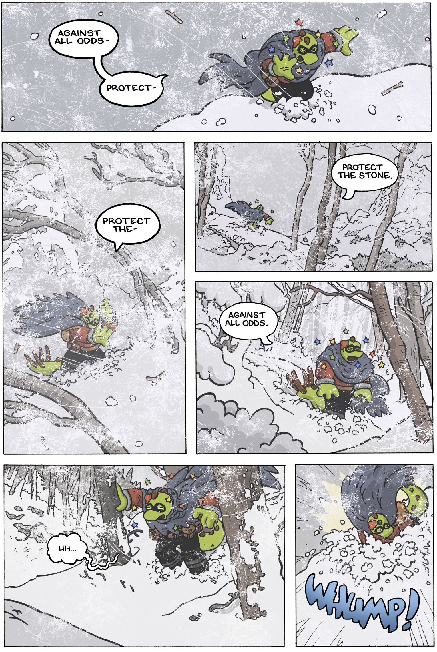 To view the webcomic in full please visit: CharlieIronpaw.com