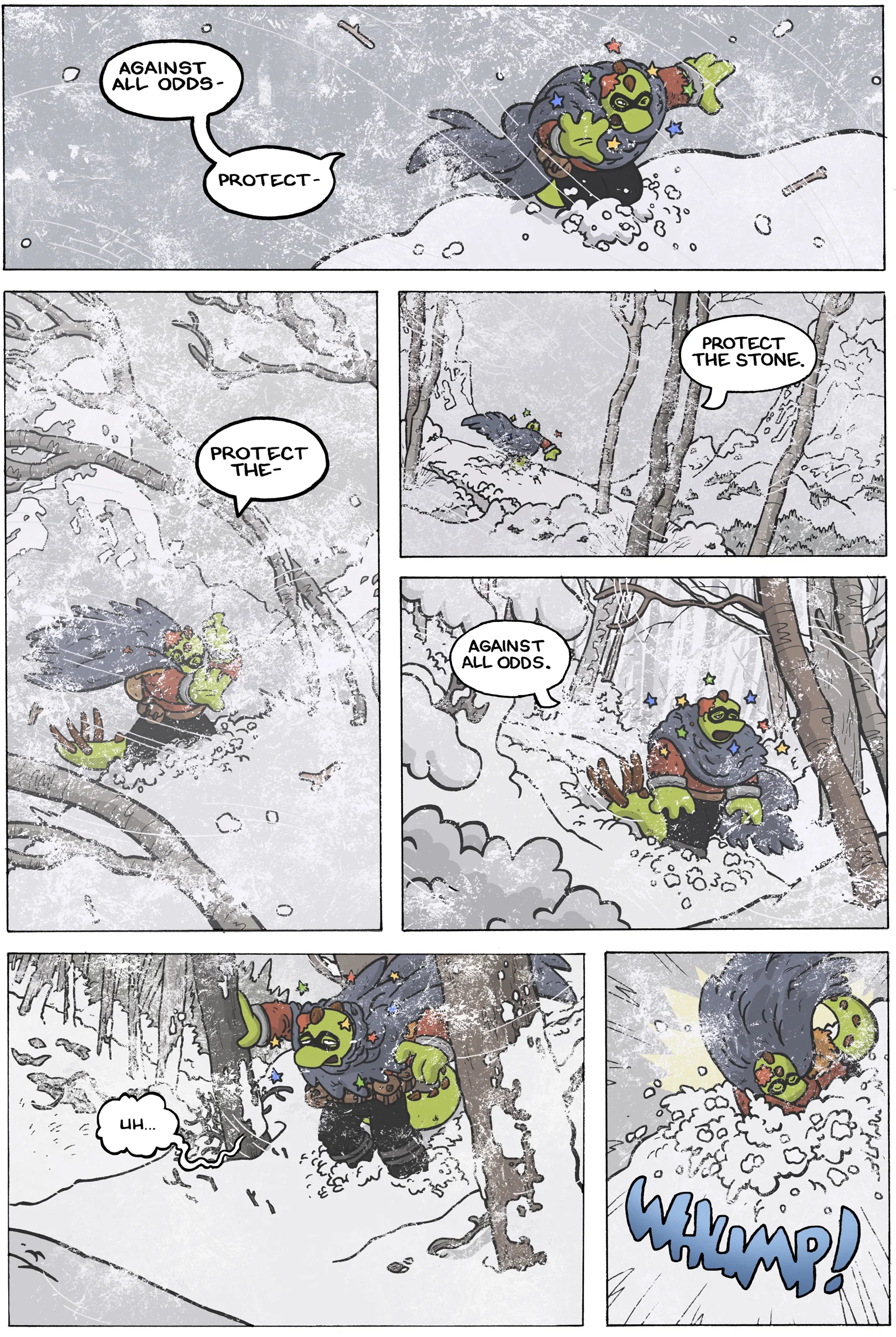 To view the webcomic in full please visit: CharlieIronpaw.com