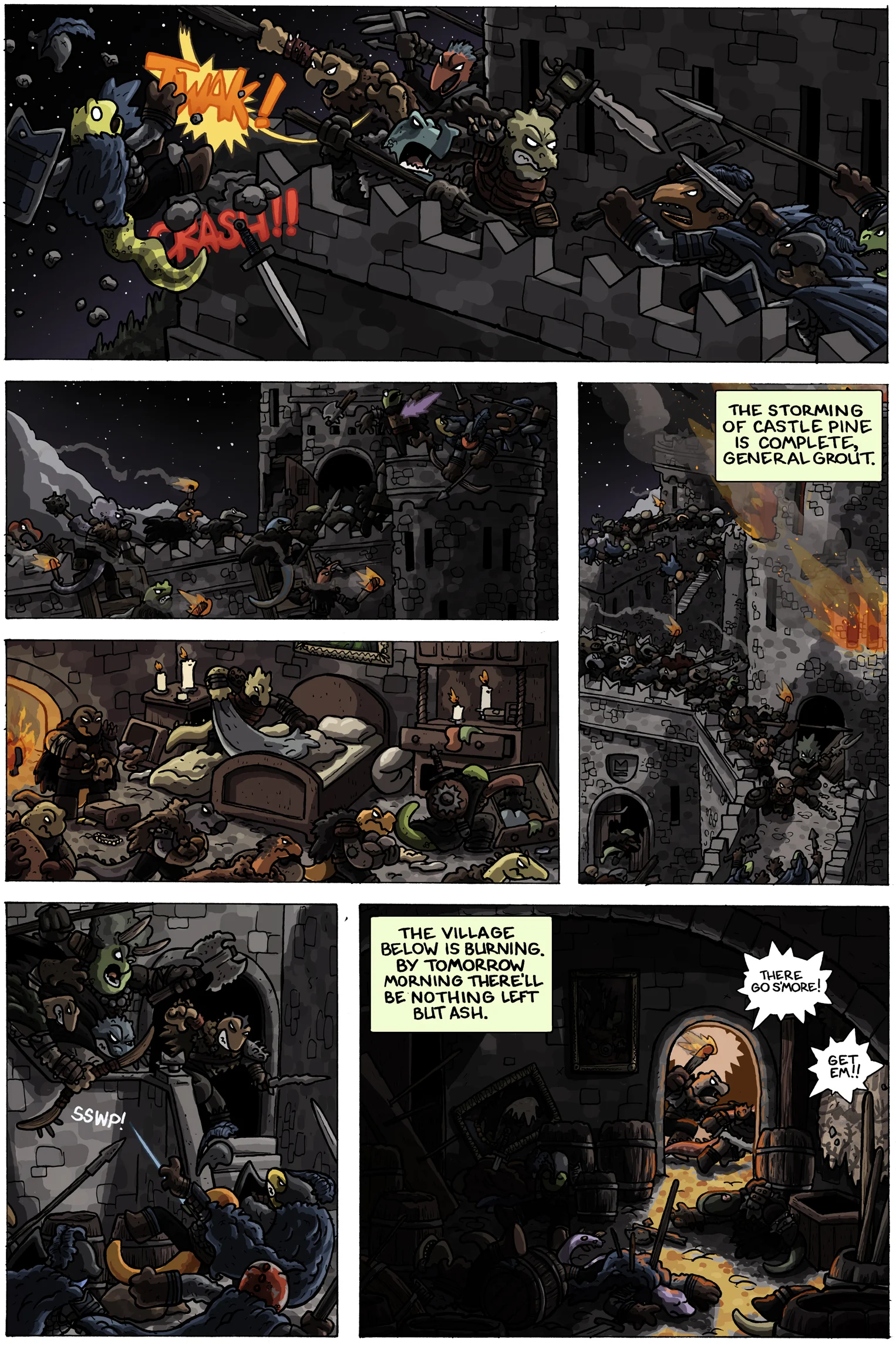 To view the webcomic in full please visit: CharlieIronpaw.com