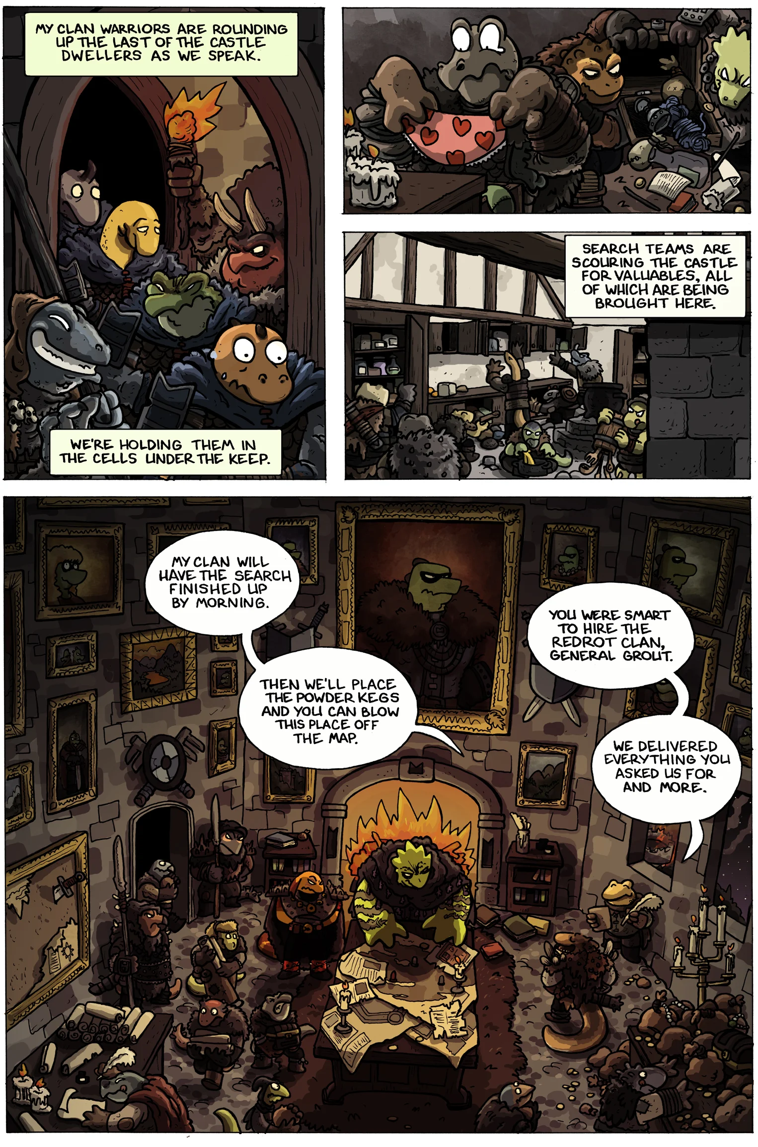 To view the webcomic in full please visit: CharlieIronpaw.com