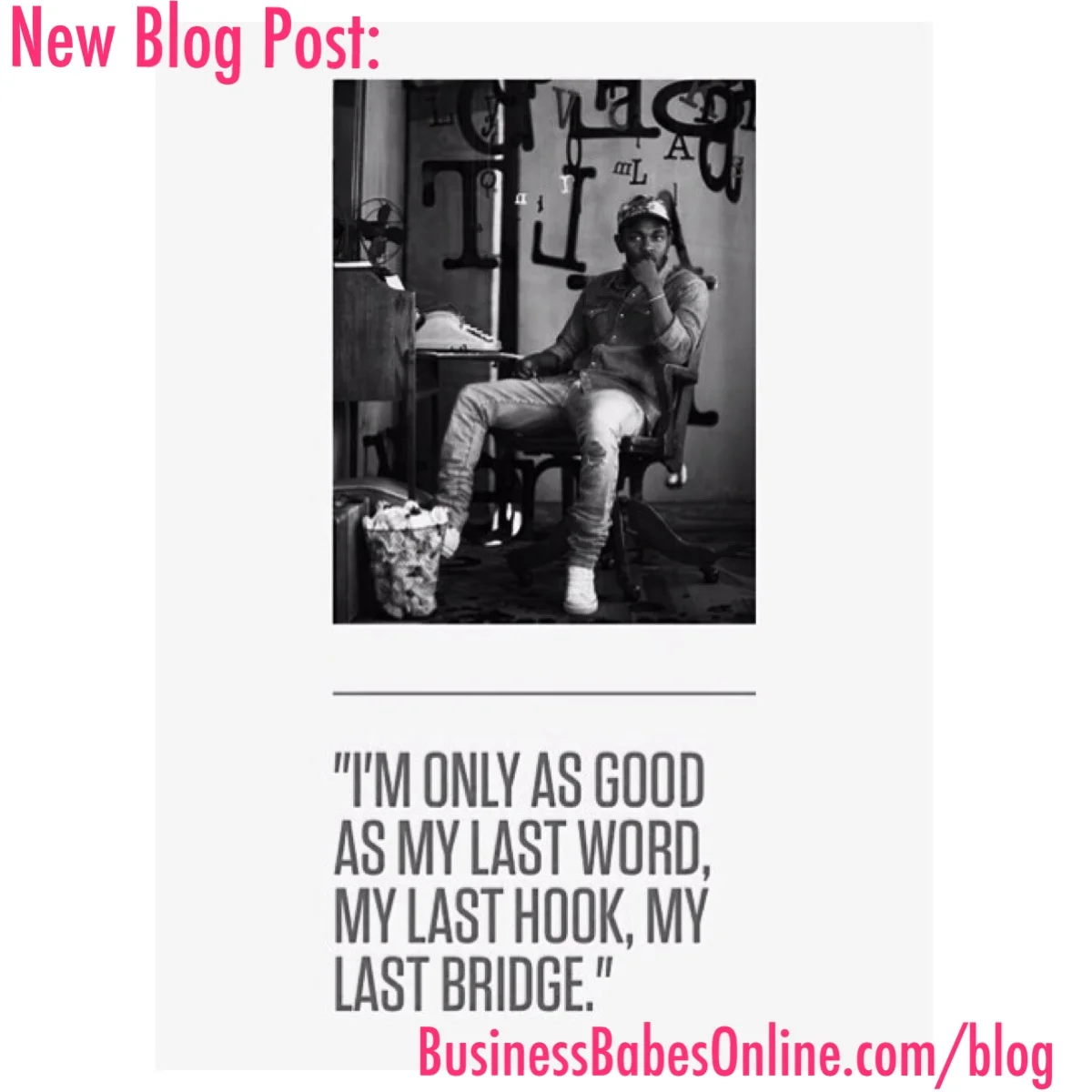 A Business Lesson from Kendrick Lamar