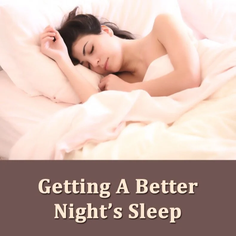 Getting A Better Night's Sleep (E-book and Email Course)