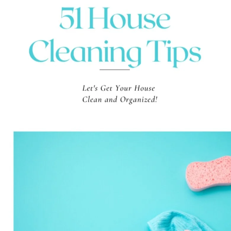 51 House Cleaning Tips (E-book, Audio, and Website)