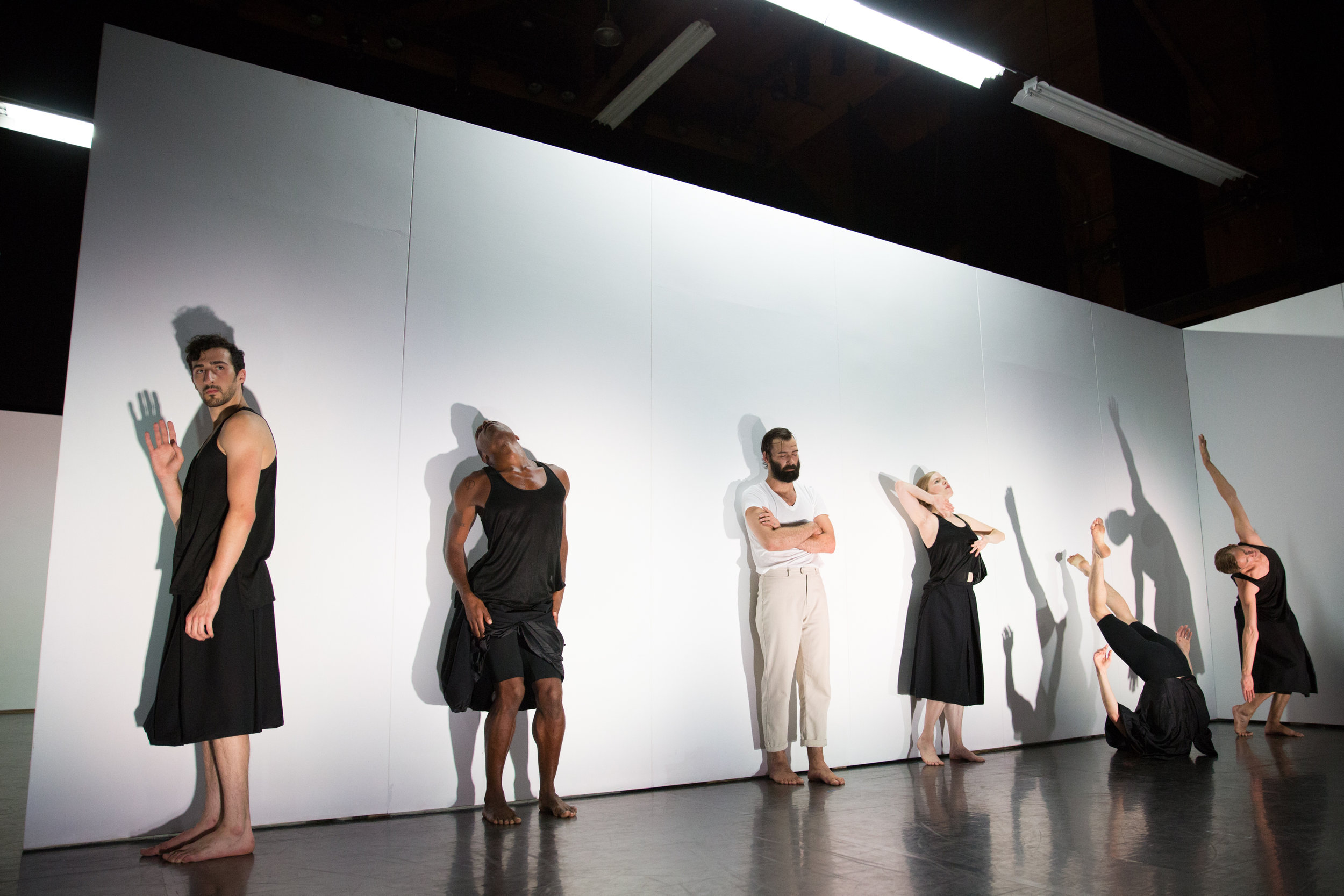  MONUMENT  Ross Katen, Davon Rainey, Nicholas Bruder, Logan Frances Kruger, Adam H Weinert, Brett Perry | Jacob's Pillow Dance Festival 2016 | Photo by Hayim Heron 