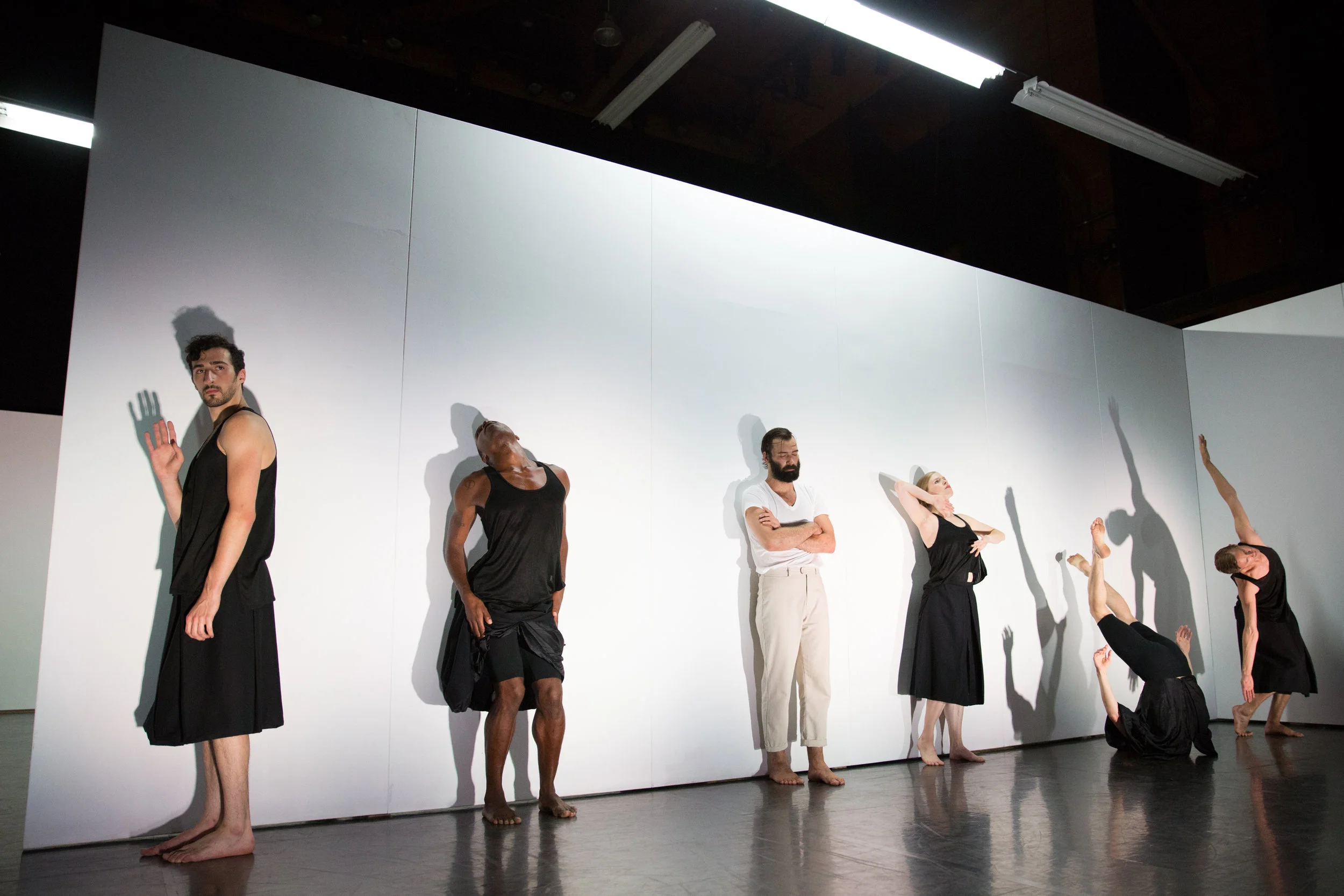 MONUMENT Ross Katen, Davon Rainey, Nicholas Bruder, Logan Frances Kruger, Adam H Weinert, Brett Perry | Jacob's Pillow Dance Festival 2016 | Photo by Hayim Heron