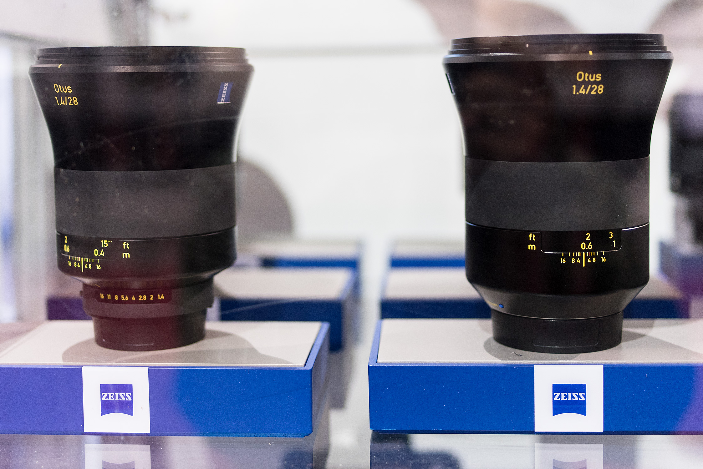 The only two OTUS 28mm lenses available in the world at the time. Nikon Mount and Canon Mount