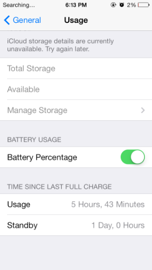 iPhone 5 usage after battery replacement