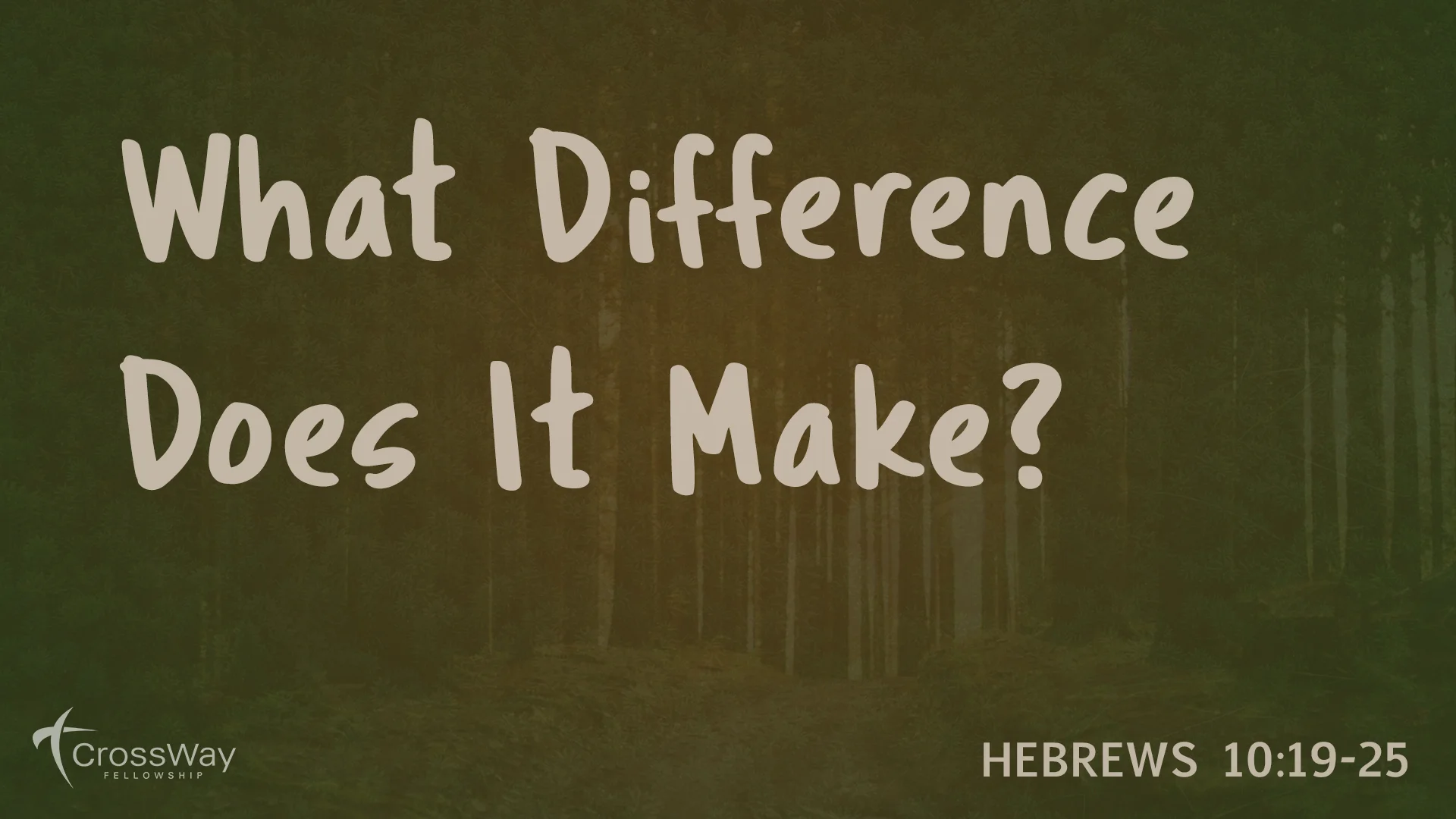 What Difference Does It Make?