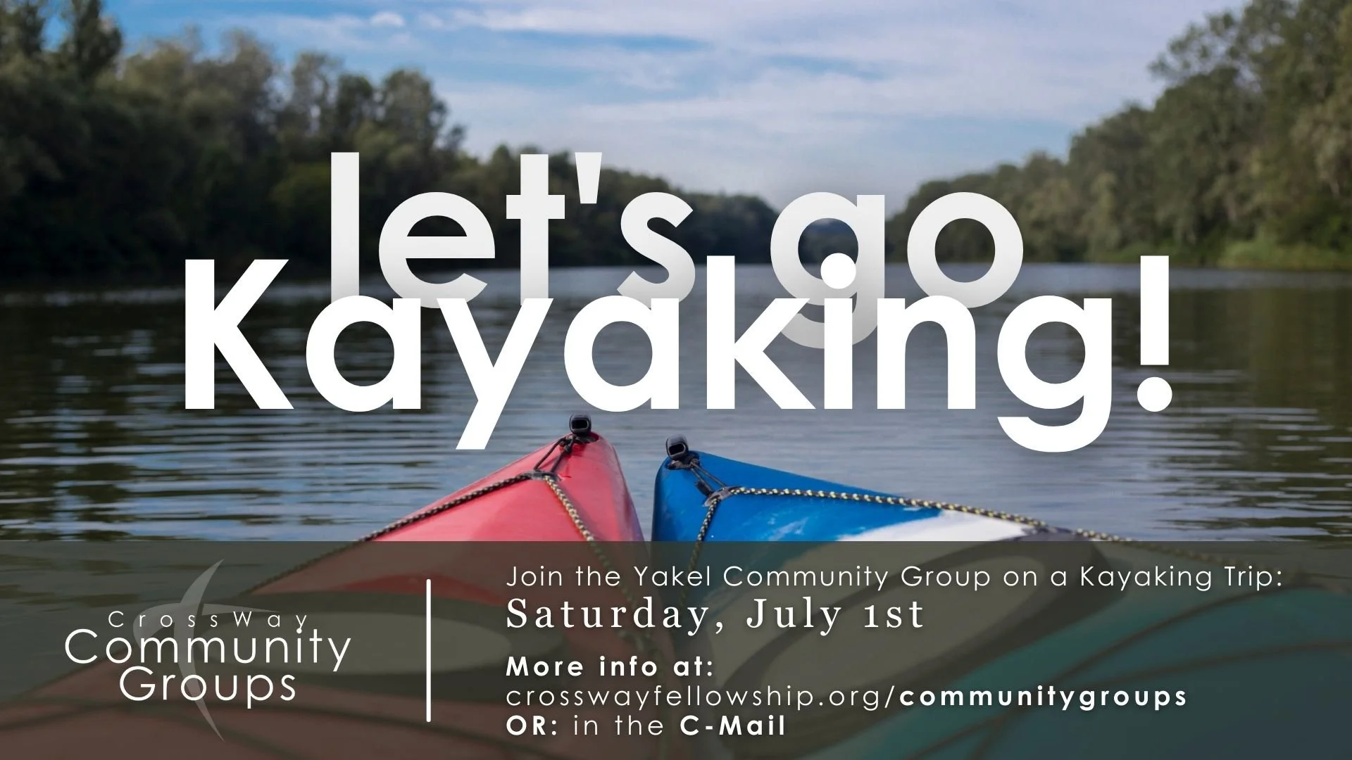 Community Group Event: Kayaking