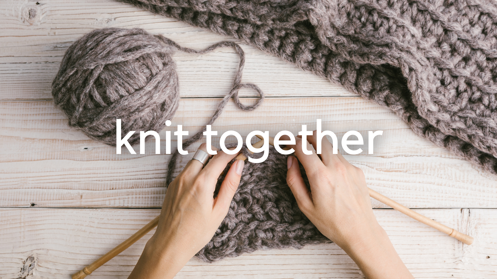 Knit together