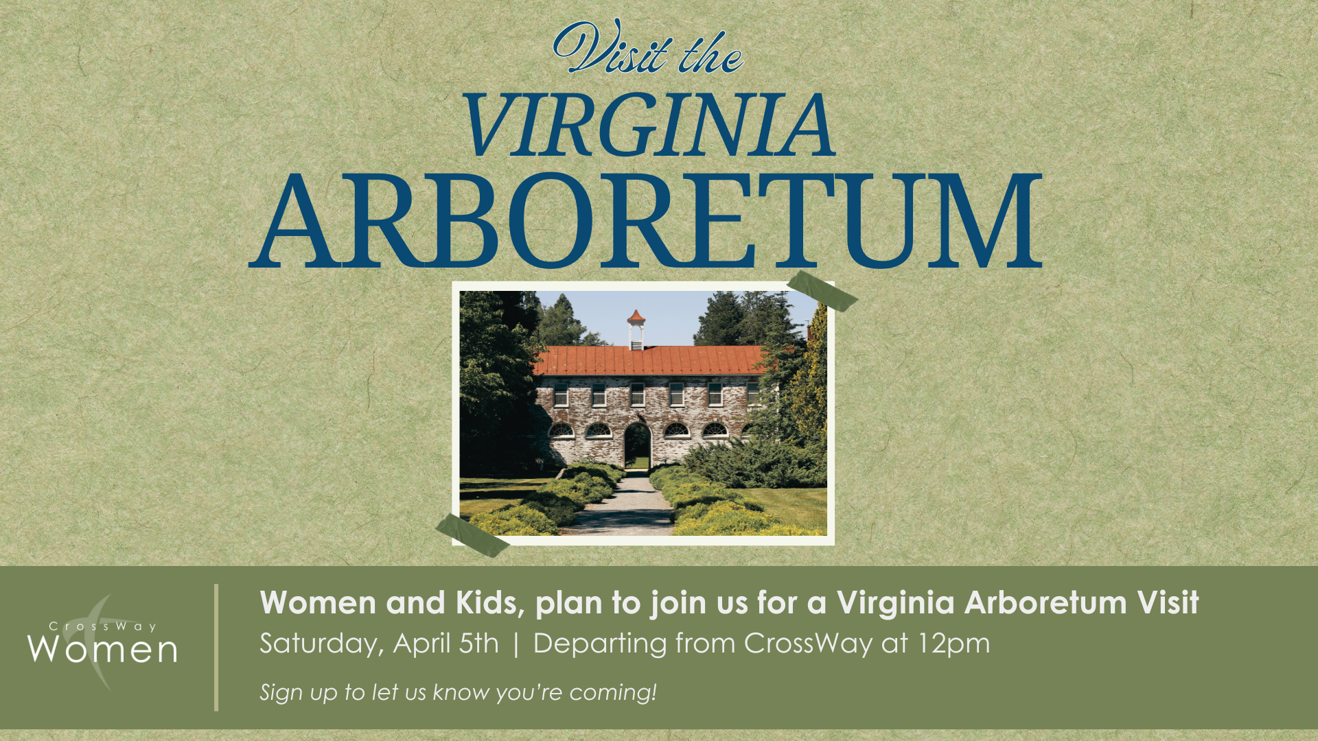 Women's Event: Virginia Arboretum Visit