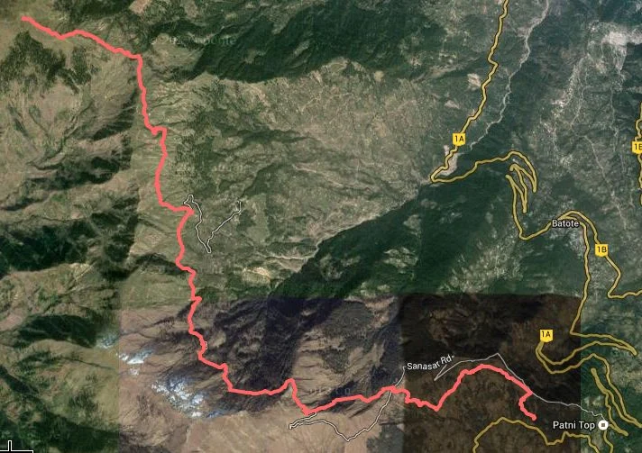 Route Map - Poonch House to Shankhpal ( view on google maps )