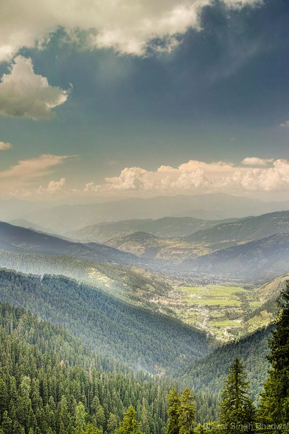 Overlooking Bhaderwah town