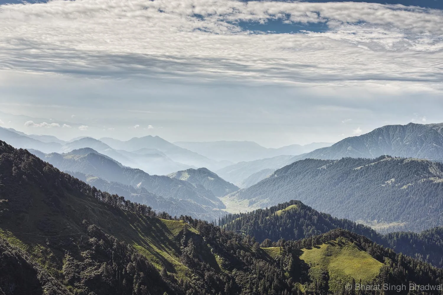Sarthal (J&K) from Sonbain ridge