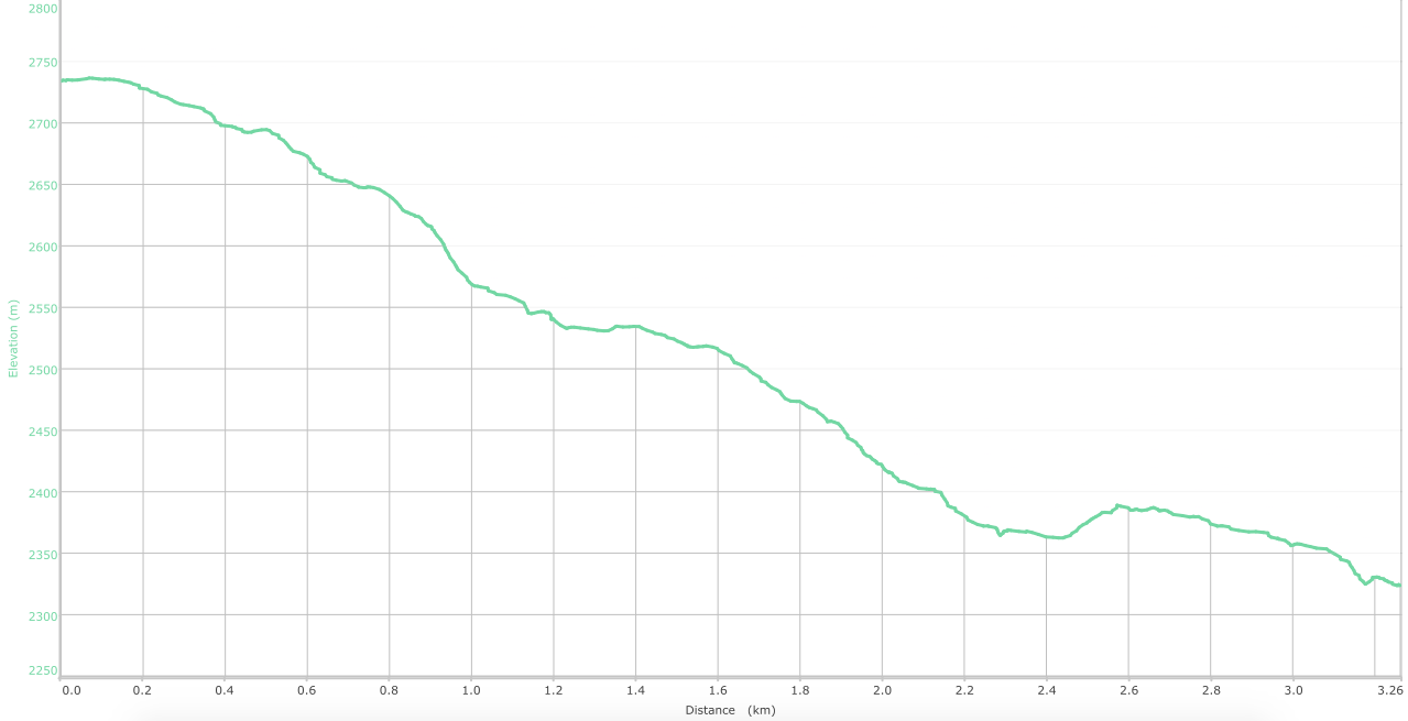 elevation graph - Dainkund to Dalhousie ( what is this? )