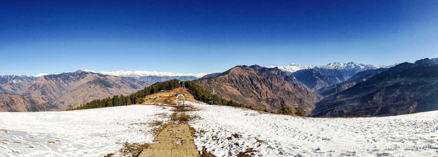 Panorama view from the temple.
