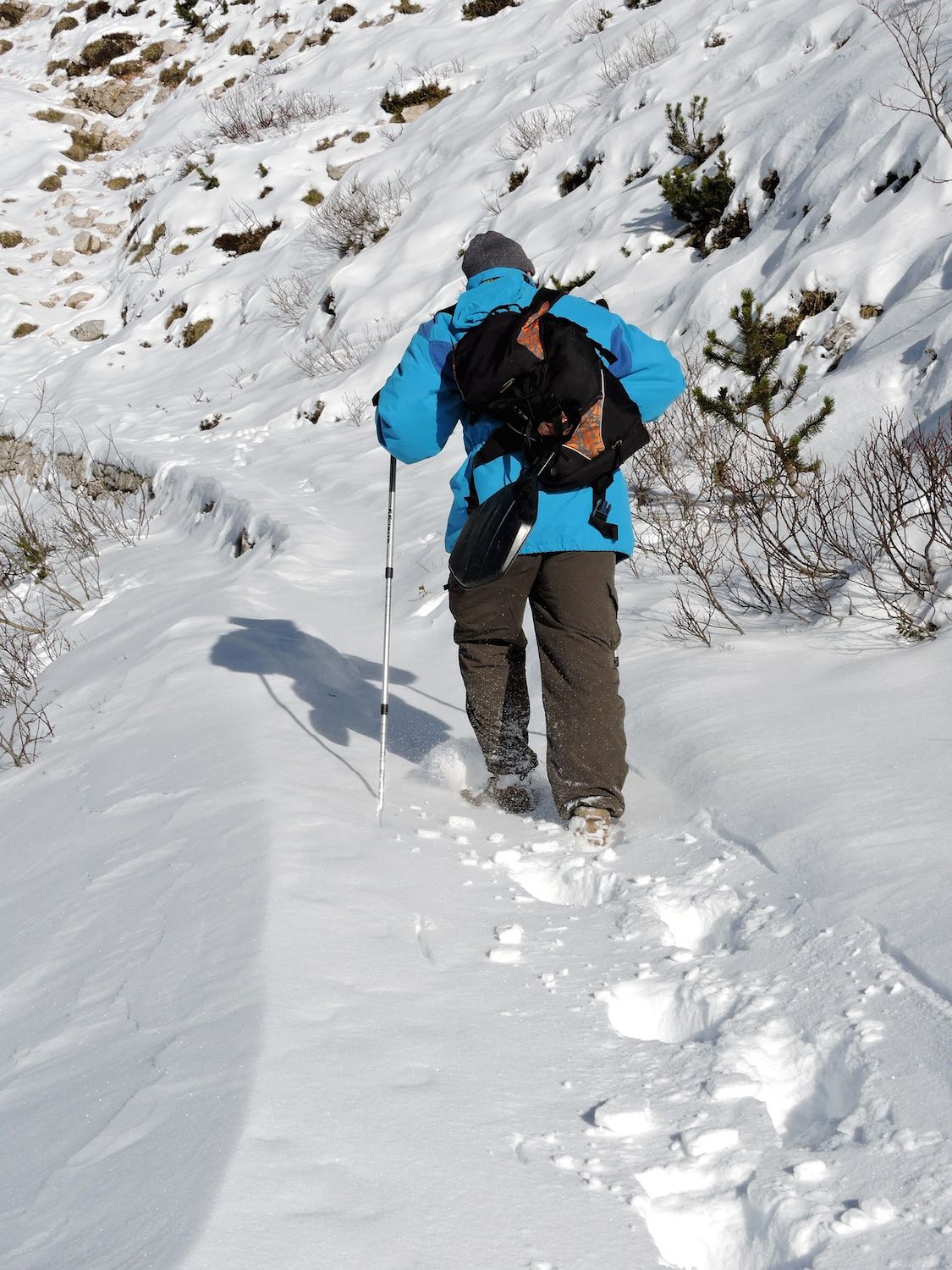 A careful trekker is mindful of his route