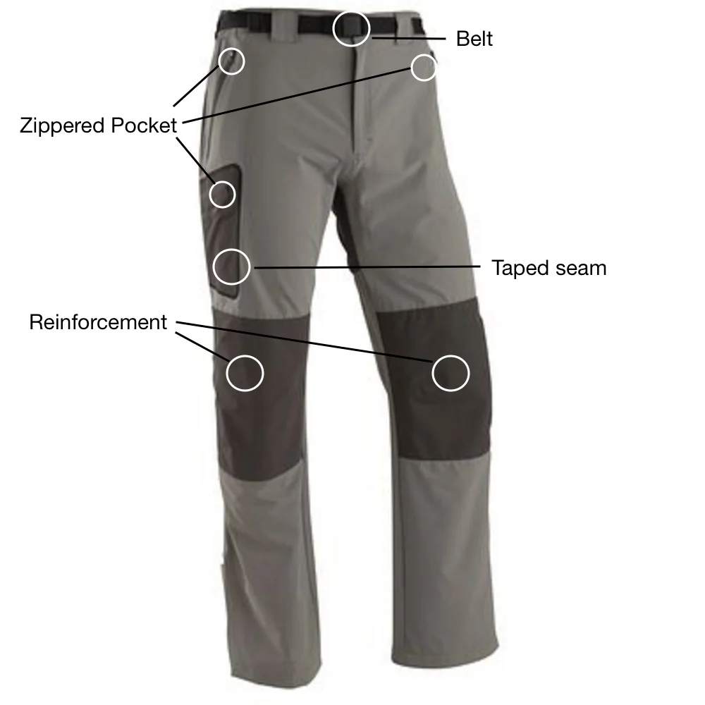 Quechua Forclaz 900 front view. Features