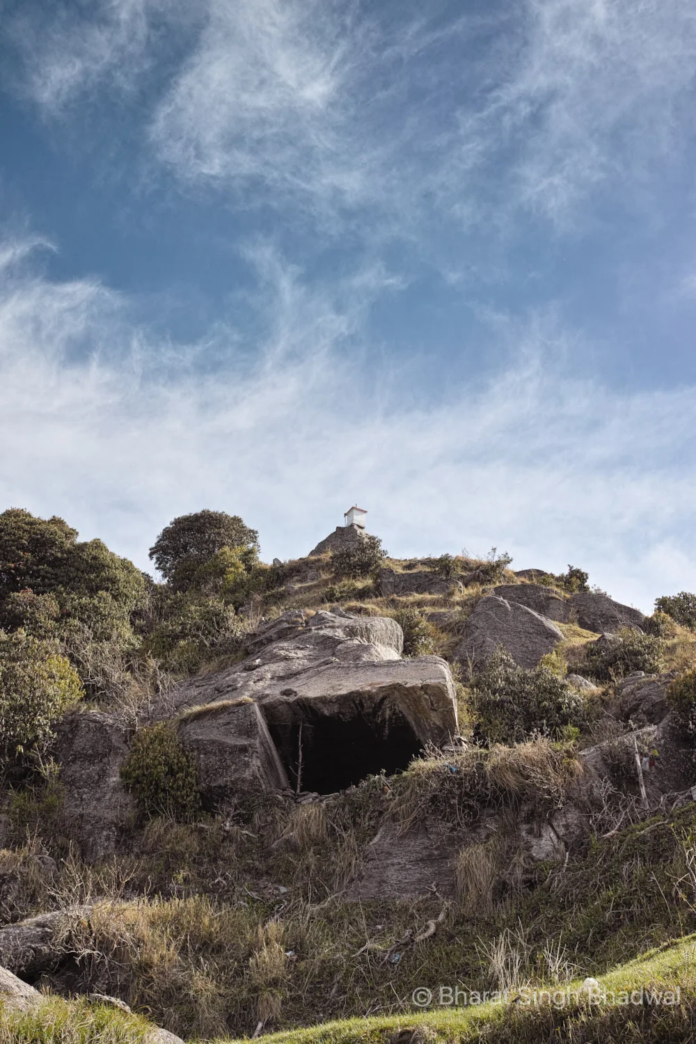 Final climb to the temple
