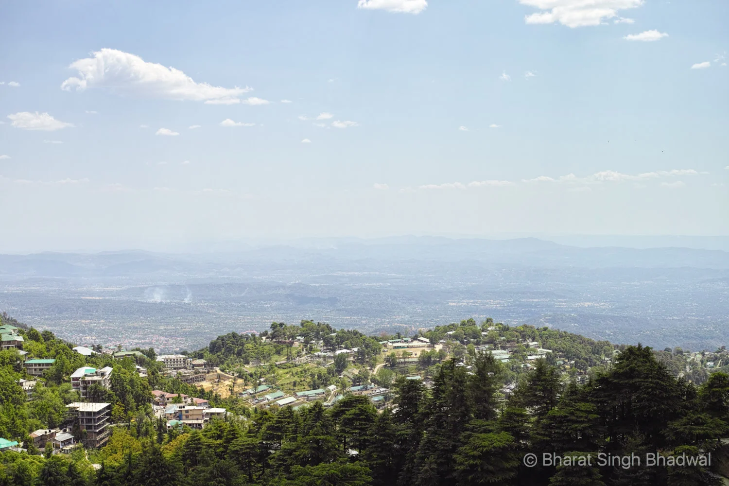 View from a viewpoint at Naddi town