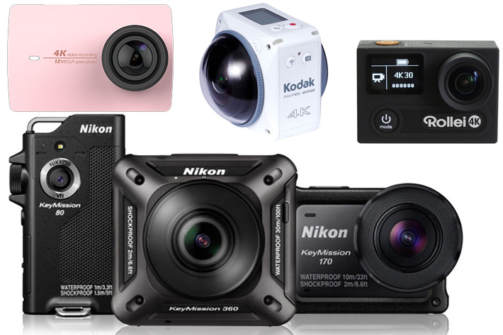 Some action cams announced at this year's Photokina.