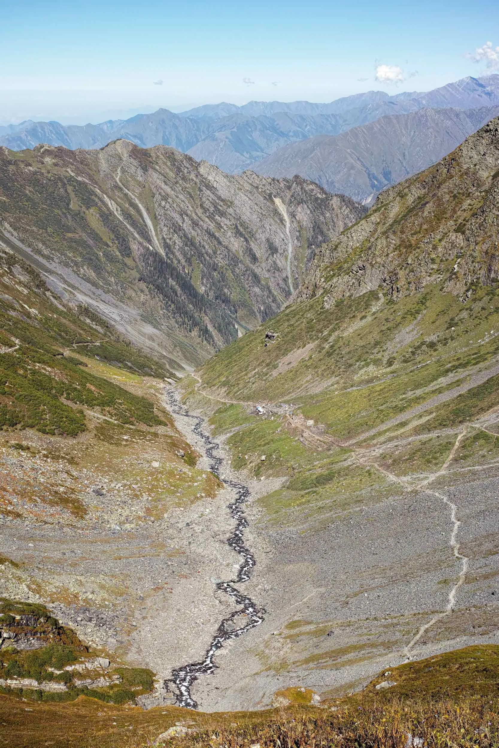 The view back from Gaurikund