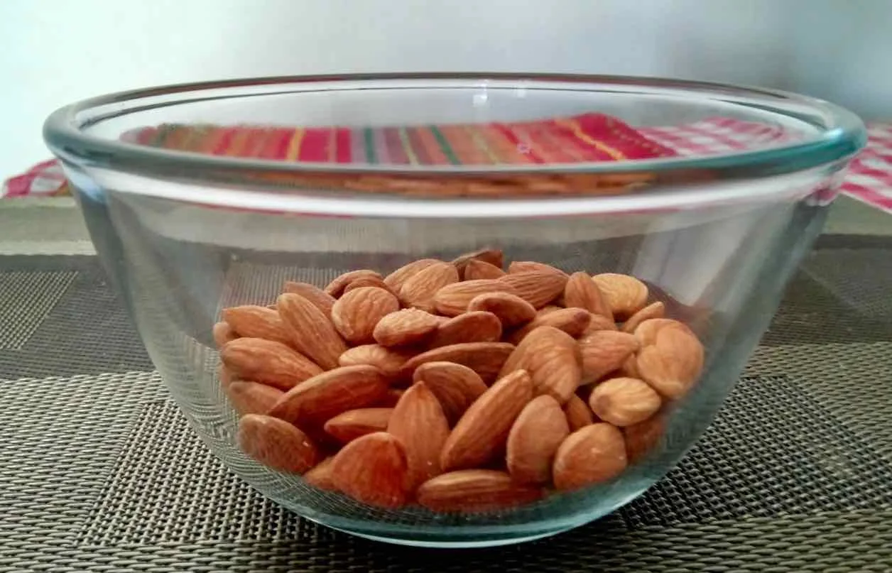 Whole almonds