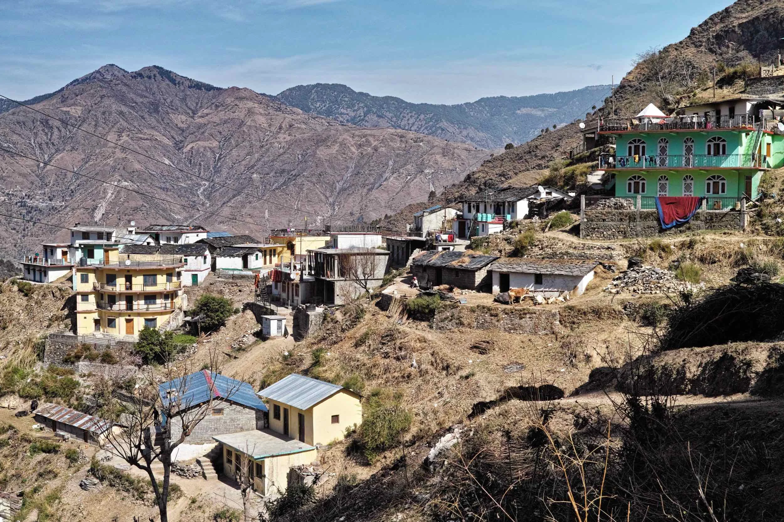 Kolti village. Nothing much to see here but the journey is the destination as they say. The trail is enchanting.