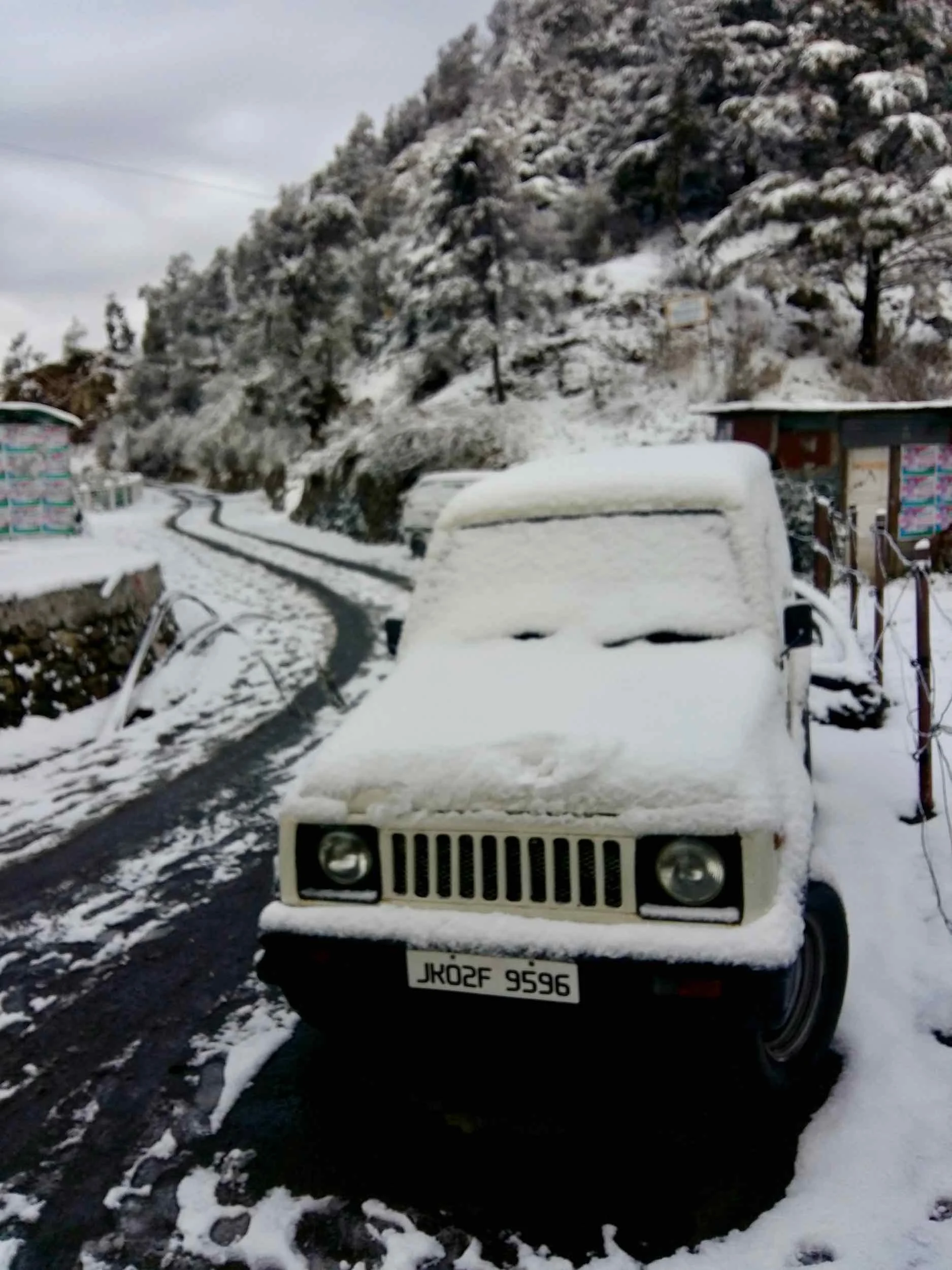 The extra traction provided by the 4wd came in handy during the snowfall this March